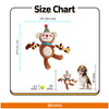 Fofos Monkey Fluffy Puppy Plush Toy for Dogs Dogs-Toys FOFOS