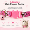 Talking Dog Club Everyday Collar with Fox Bell for Cats (Pink) Cats-Collar, Leashes, harnesses Talking Dog Club Dropship