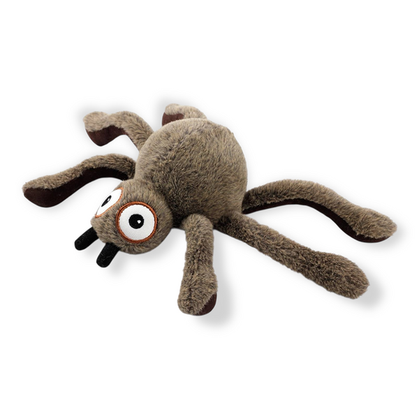 Talking Dog Club Itsy Bitsy Spider Plush Toy for Dogs (Brown)