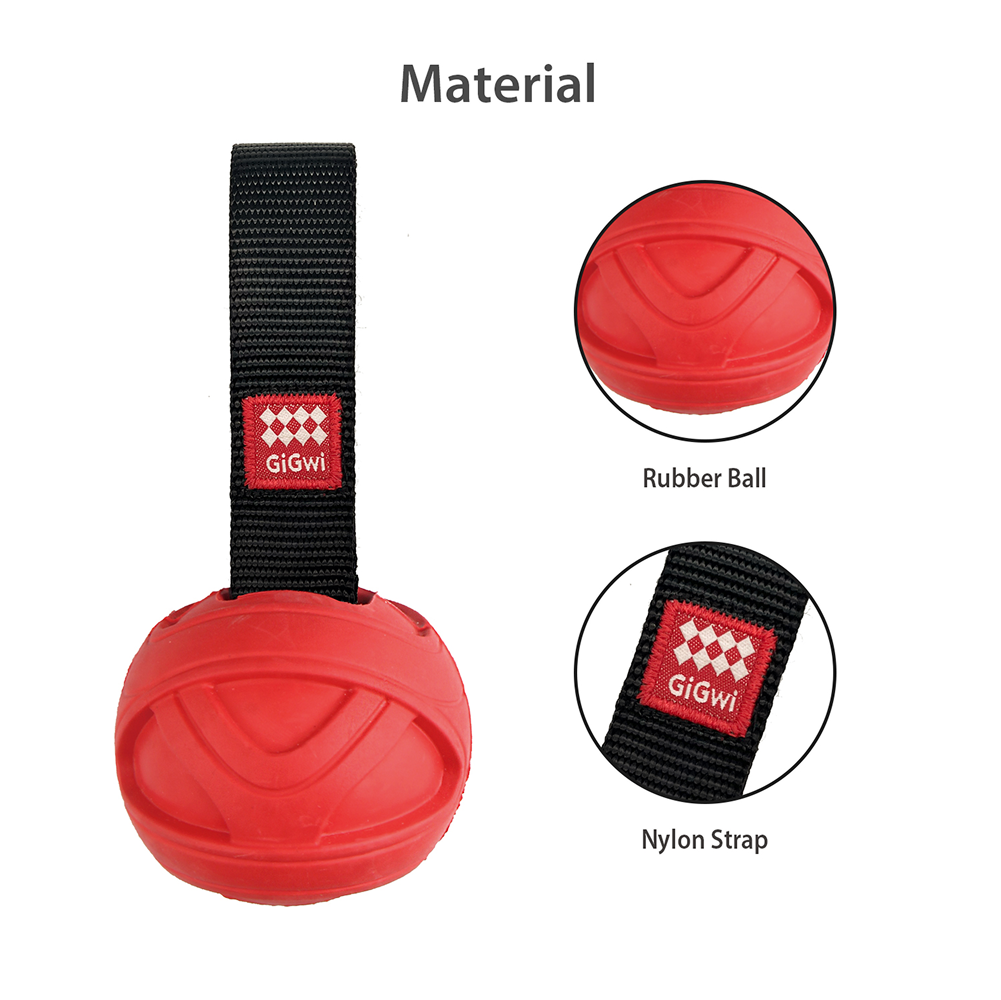 GiGwi Go! Fetch Slinger Ball Toy for Dogs (Red) Dogs-Toys GiGwi