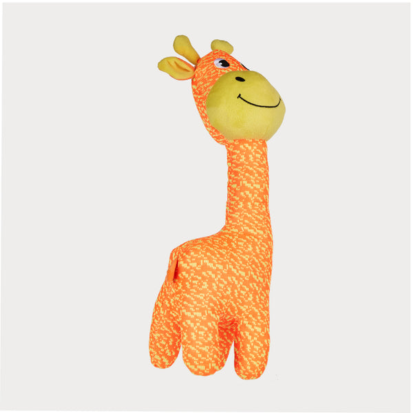 Fofos Giraffe Flyknit Toy for Dogs (Orange)