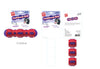 GiGwi Toothbrush Stick with Crackle Toy for Dogs(Red & Purple) Dogs-Toys GiGwi