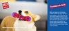 GiGwi Toothbrush Stick with Crackle Toy for Dogs(Red & Purple) Dogs-Toys GiGwi