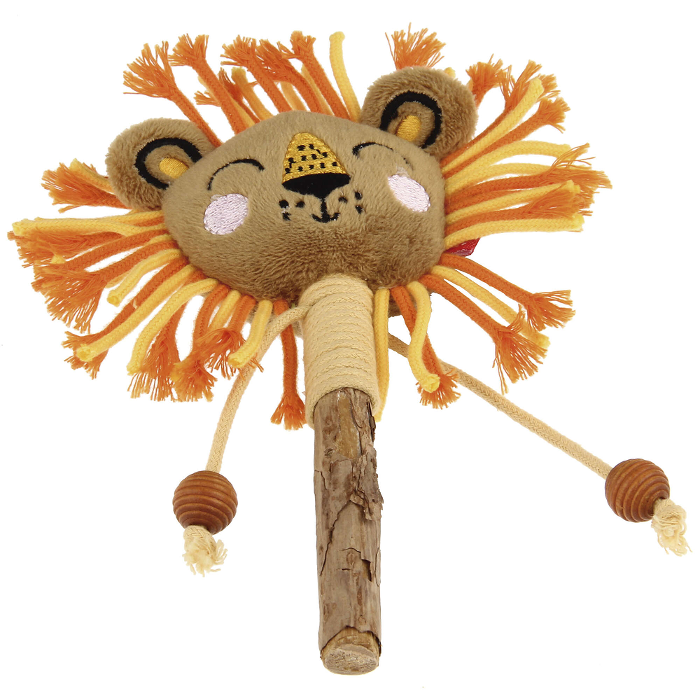 GiGwi Catch and Scratch Eco Line Lion Toy for Cats Cats-Toys GiGwi