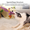 GiGwi Plush Friendz Rope Hippo Toy for Dogs Dogs-Toys GiGwi