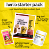 Henlo Baked Chicken & Liver Dry Food, Chicken Strips Treats and Everyday Dog Topper for Home Cooked Food Combo Dogs- Dry Food Henlo