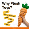 Fofos Easter Carrot Plush Toy for Dogs Dogs-Toys FOFOS