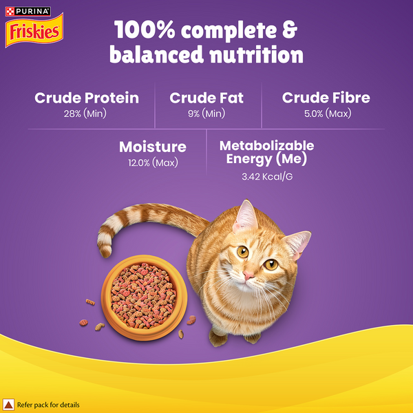 Purnia Friskies Surfin Favourites Adult Cat Dry Food