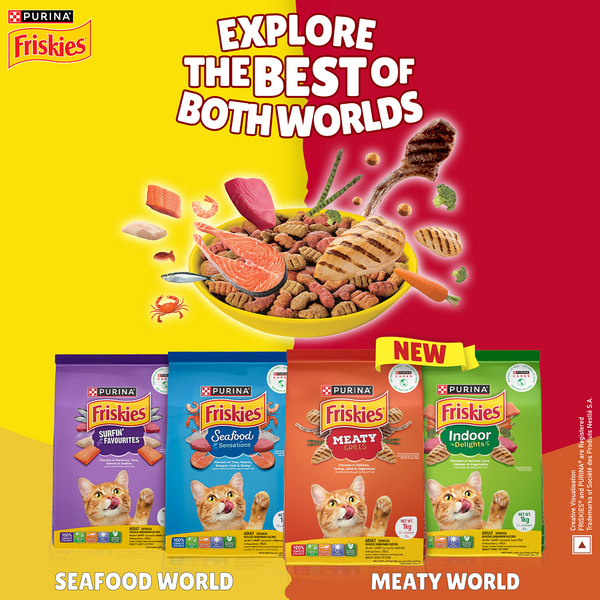 Friskies Seafood Cat Dry Food