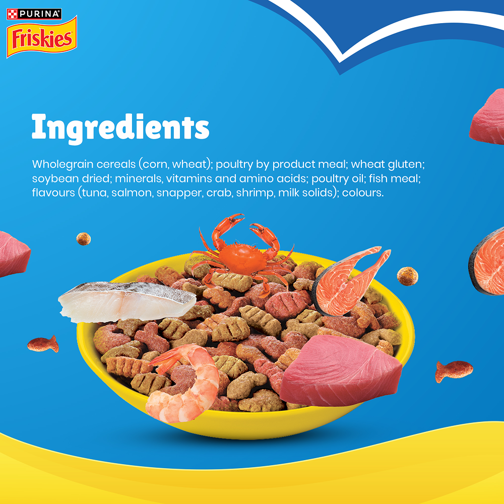 Purnia Friskies Seafood Cat Dry Food Cats- Dry food Friskies