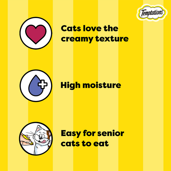 Temptations Creamy Purrrr ee Chicken & Tuna Cat Treats