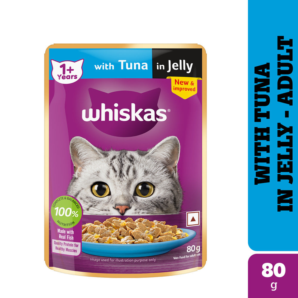 Whiskas Tuna in Jelly Meal Adult Cat Wet Food