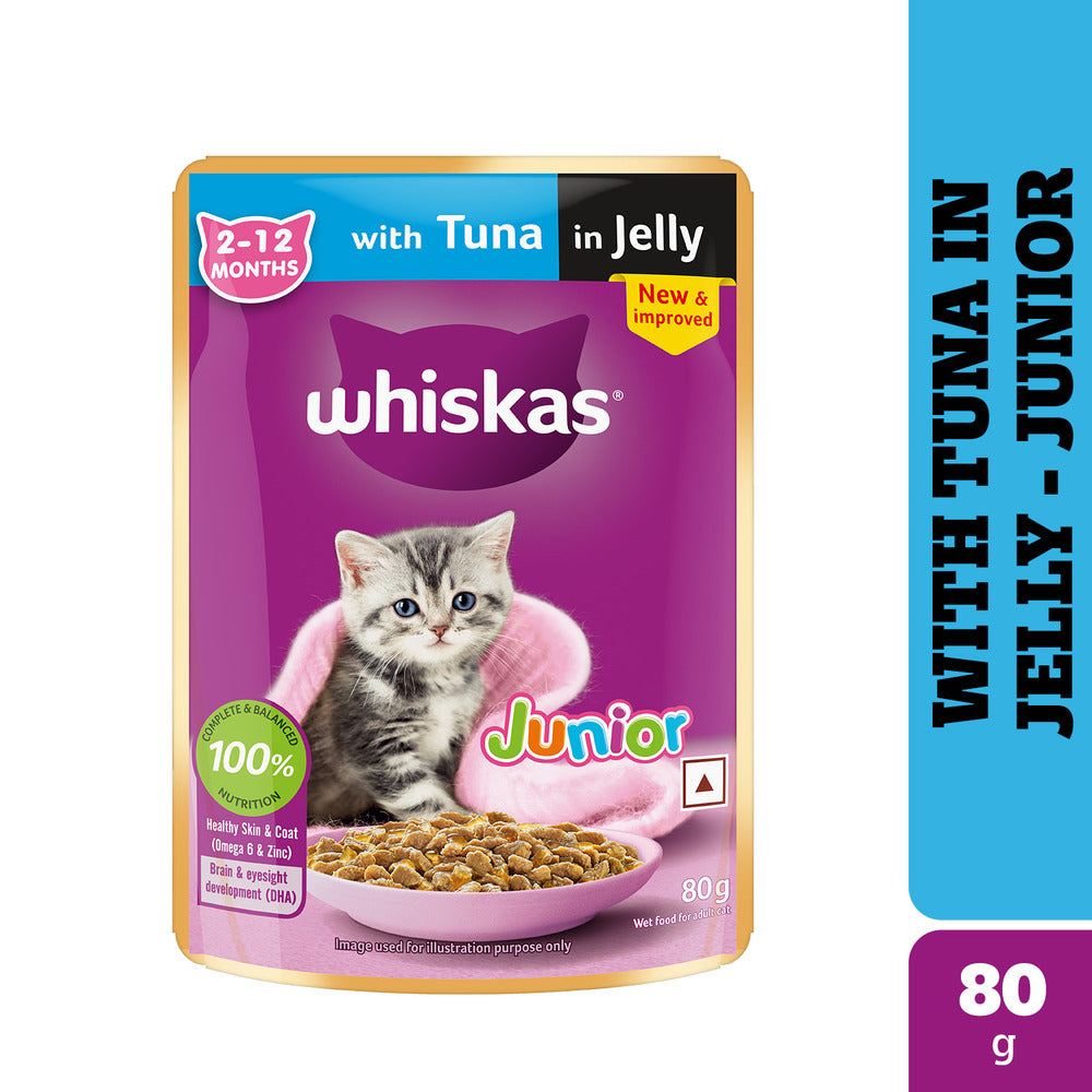 Whiskas Tuna in Jelly Kitten (2-12 Months) Cat Wet Food