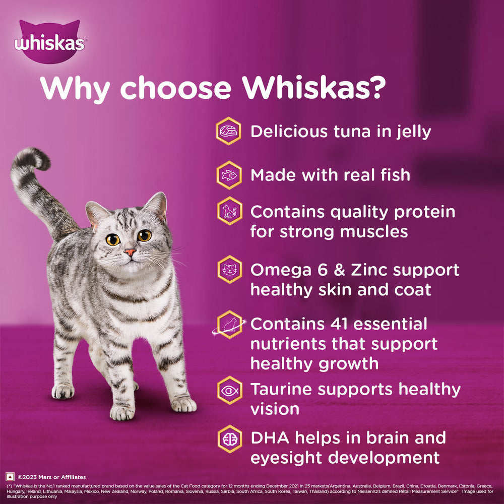 Whiskas Tuna in Jelly Kitten (2-12 Months) Cat Wet Food