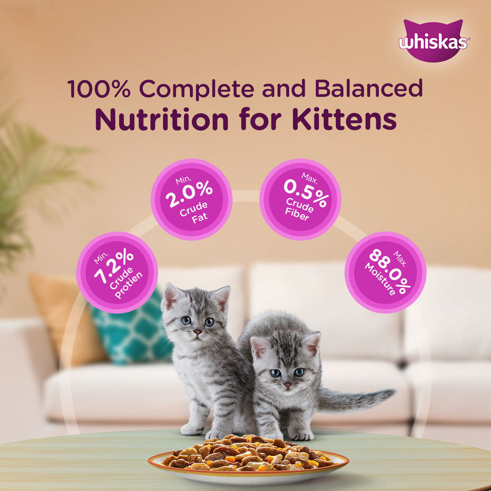 Whiskas Tuna in Jelly Kitten (2-12 Months) Cat Wet Food