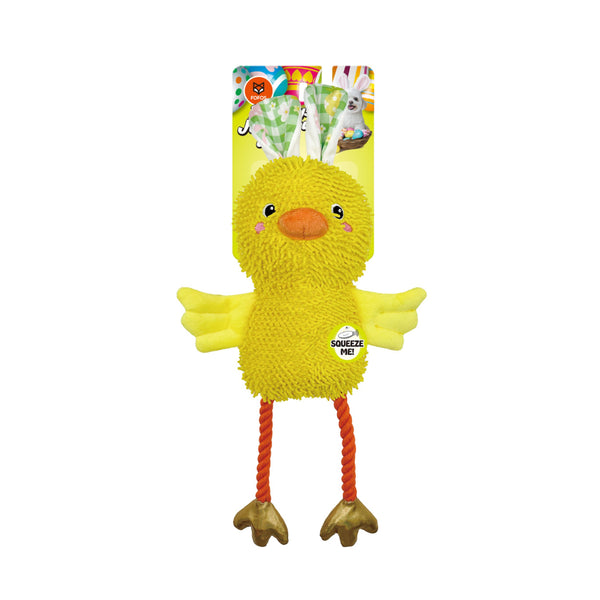 Fofos Easter Duck Noodle Plush Rope Toy for Dogs