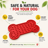 Talking Dog Club Lickable Bone Shaped Lick Mat for Dogs Both-Bowls & Feeders Talking Dog Club Dropship
