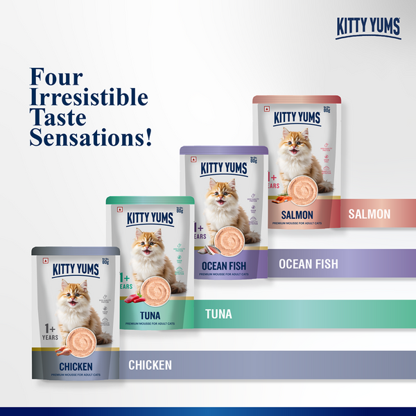 Kitty Yum Tuna Mousse Adult Cat Wet Food