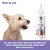 Bscly Fresh Botanical Ear Wash for Cats and Dogs Dogs-Grooming Supplies Bscly