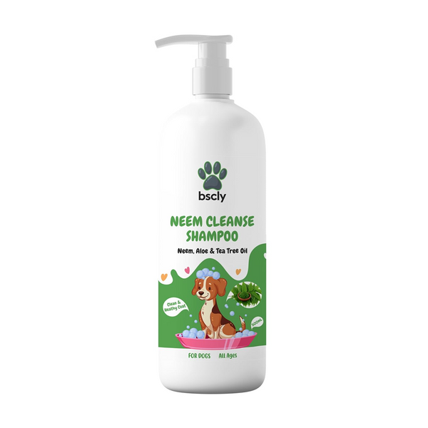 Bscly Neem Cleanse Herbal Shampoo for Cats & Dogs