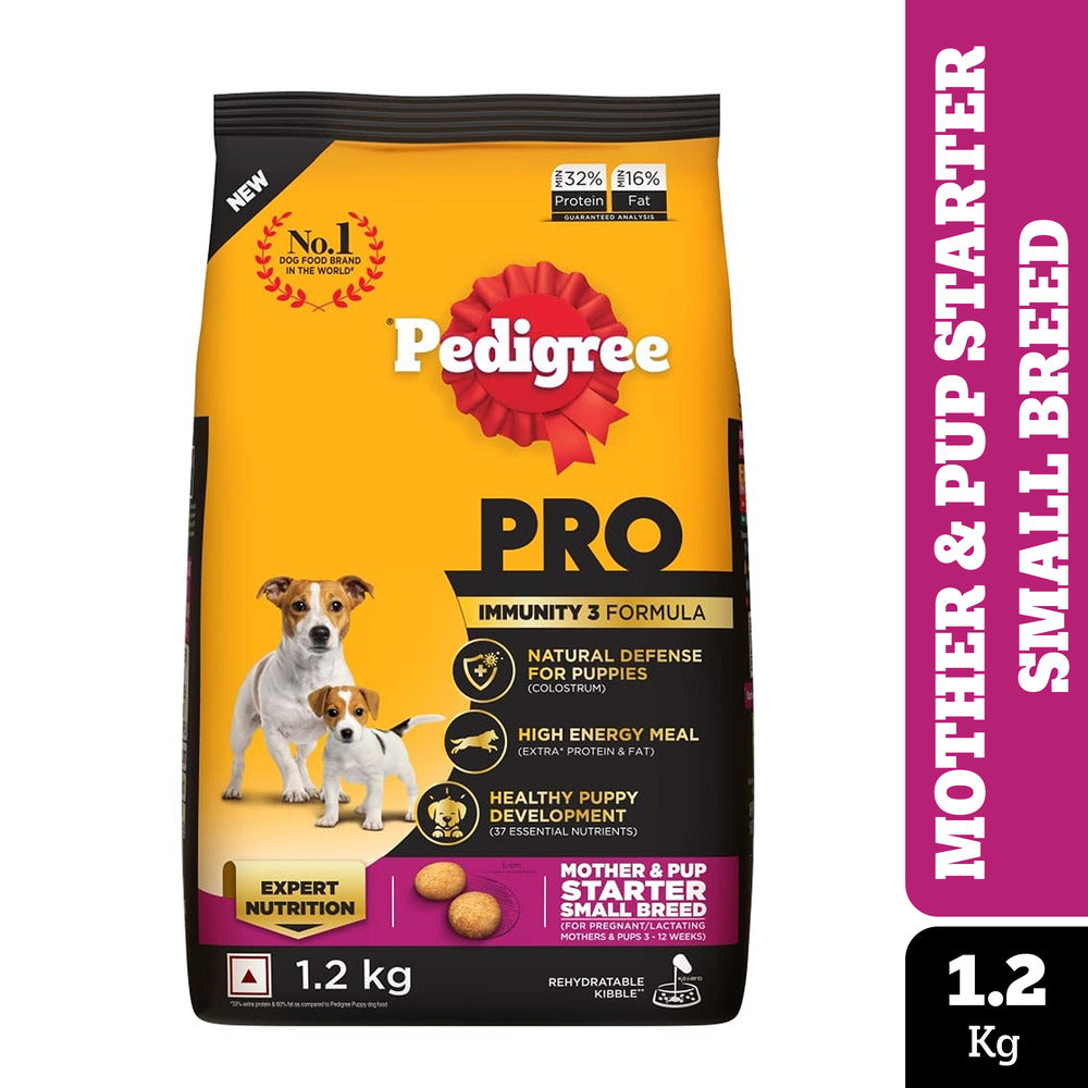 Pedigree PRO Expert Nutrition Lactating/Pregnant Mother & Puppy Starter (3 to 12 Weeks) Small Breed Dog Dry Food