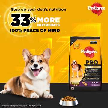 Pedigree PRO Expert Nutrition Adult Dog Dry Food for Small Breed