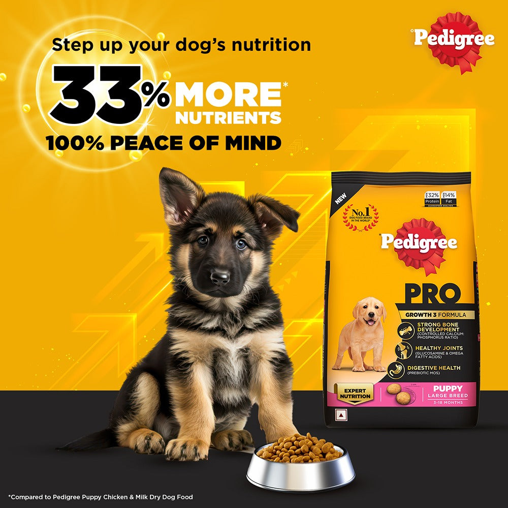 Pedigree PRO Expert Nutrition for Large Breed Puppy (3 to 18 Months) Dog Dry Food