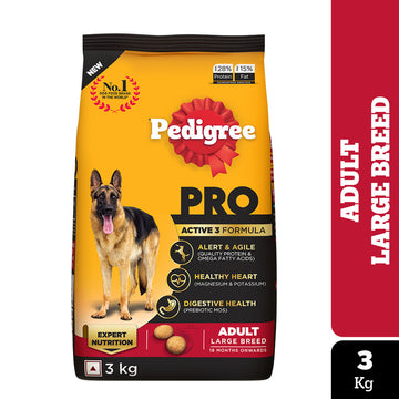 Pedigree PRO Expert Nutrition Active Adult (18 Months Onwards) Large Breed Dog Dry Food