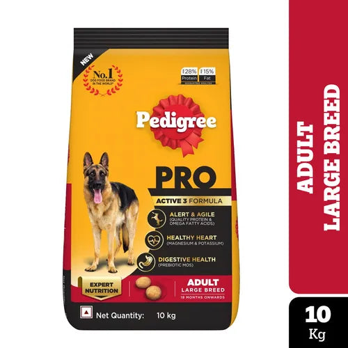 Pedigree PRO Expert Nutrition Active Adult (18 Months Onwards) Large Breed Dog Dry Food