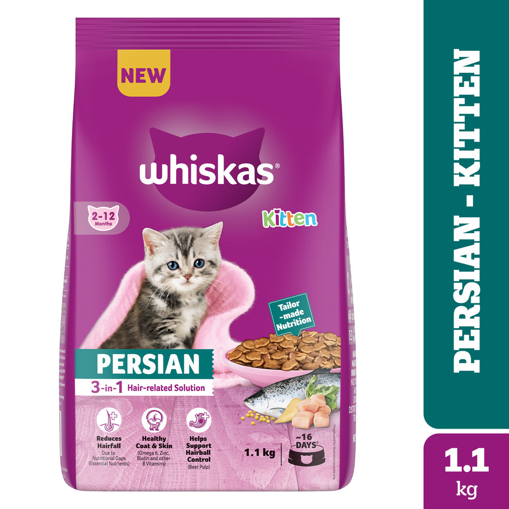 Whiskas (2 to 12 months) Persian Kitten Cat Dry Food