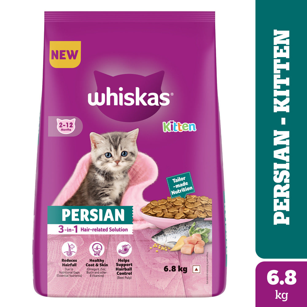 Whiskas (2 to 12 months) Persian Kitten Cat Dry Food