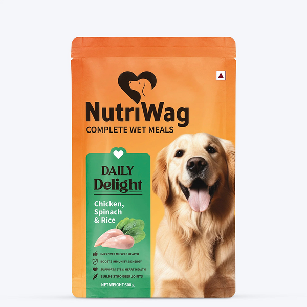 NutriWag Daily Delight Chicken, Spinach & Rice Dog Wet Food