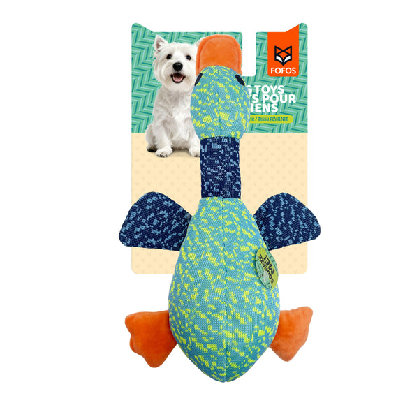 Fofos Duck Flyknit Multicolor Toy for Dogs