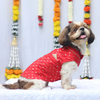 Pawgypets Festive Shahi Kurta for Dogs (Red) Dogs-Clothing & Accessories Pawgypets Dropship M