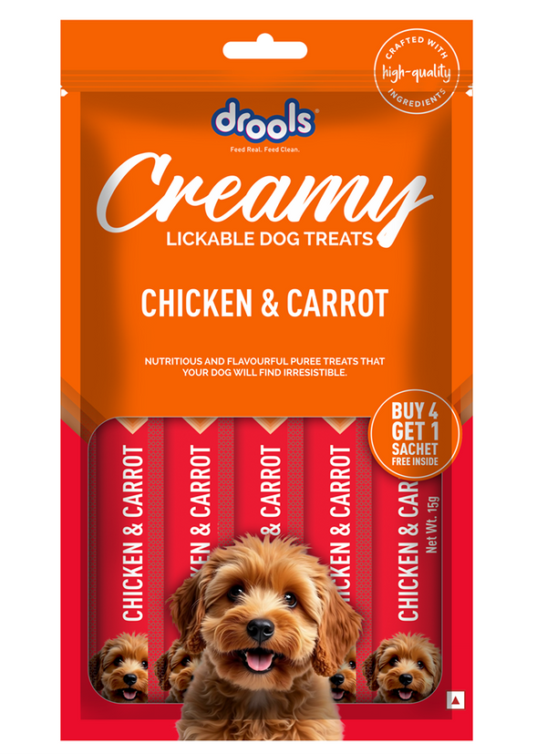 Drools Chicken & Carrot Creamy Dog Treats