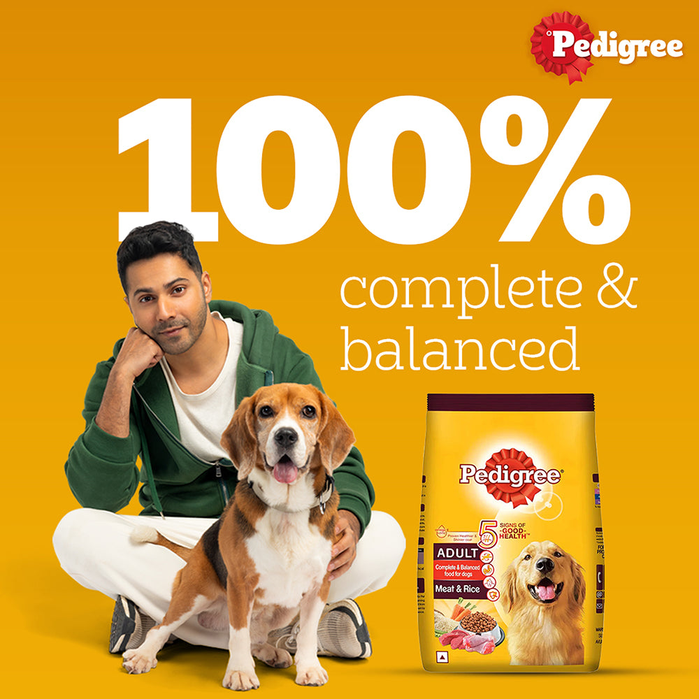 Pedigree Meat & Rice Adult Dog Dry Food