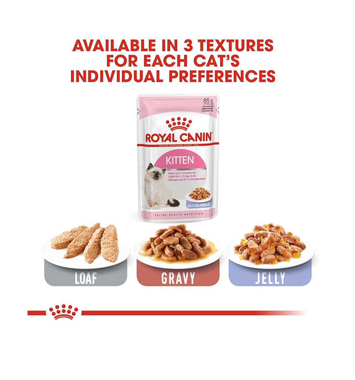 Royal Canin Kitten Wet Food in Gravy (85g Pouch)