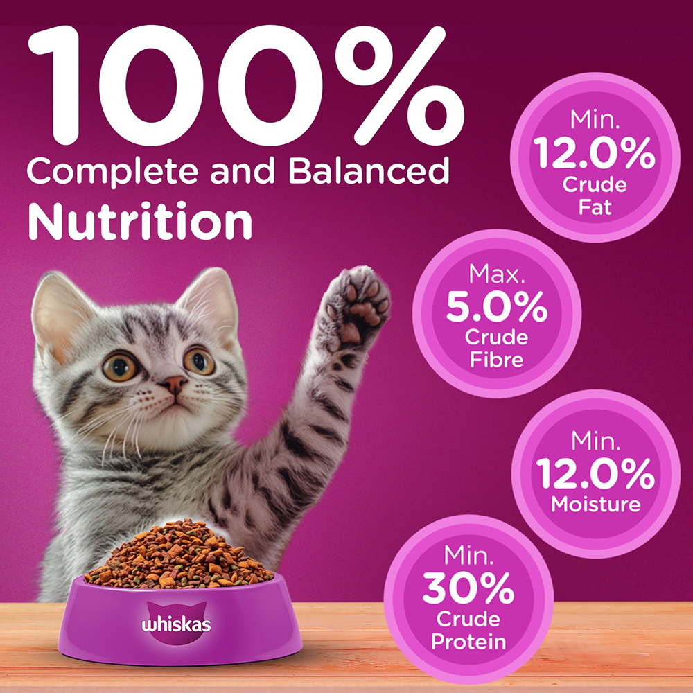 Whiskas Mackerel Flavour Kitten (2 to 12 months)Cat Dry Food Cats- Dry food Whiskas