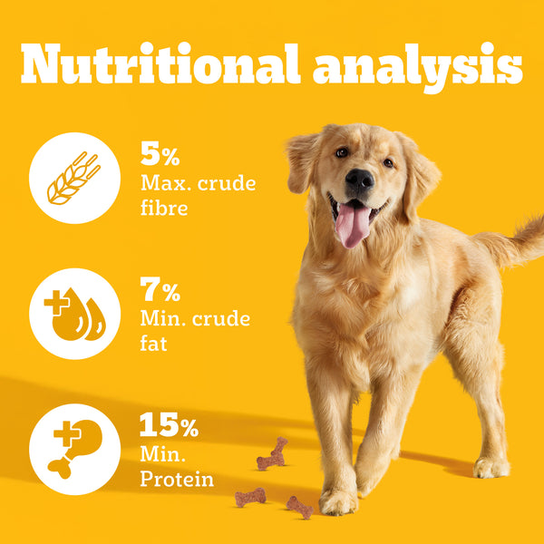 Pedigree Chicken Flavour (4+ Months) Biscrok Biscuits Jar Treats for Dogs