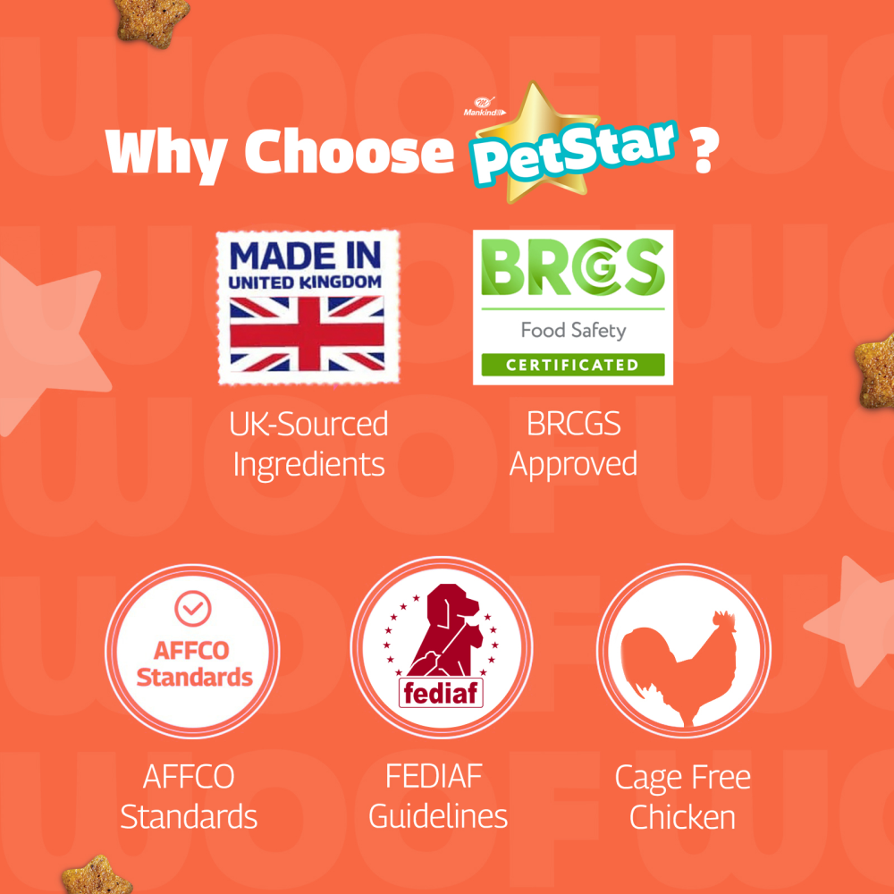 Mankind Petstar Milk and Wheat Puppy Dog Dry Food Dogs- Dry Food Petstar