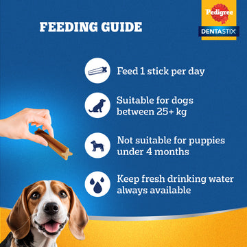 Pedigree Dentastix Oral Care for Adult (Large Breed of 25 kg+) Dog Treats