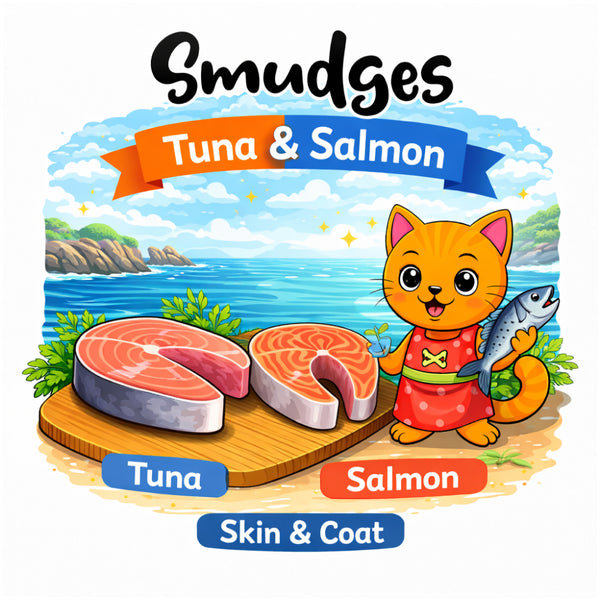 Smudges Tuna Flakes with Salmon in Soft Jelly Adult Cat Wet Food