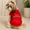 Pawgy Pets Team Groom Beadwork Tshirt for Dogs (Red) Dogs-Clothing & Accessories Pawgypets Dropship XXS