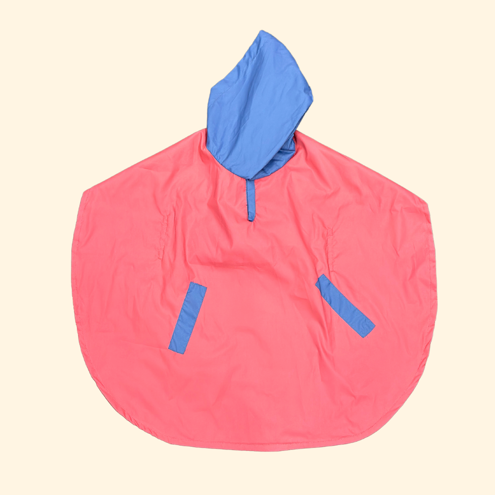 Pet Set Go Dual Colour Cape Style Raincoat for Dogs (Pink) Dogs-Clothing & Accessories Pet Set Go