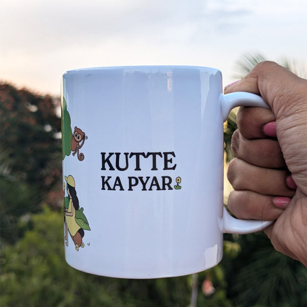 thePack Bandar Kya Jaane Ceramic Coffee Mug (White)