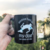 thePack Working Hard for My Dog Ceramic Coffee Mug (Black) Pet Parent-Home & Garden ThePack Dropship