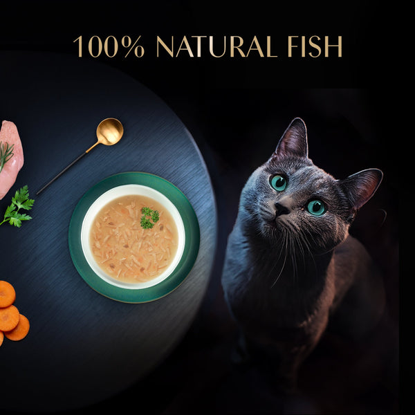 Sheba Soup with Tuna Adult Cat Wet Food