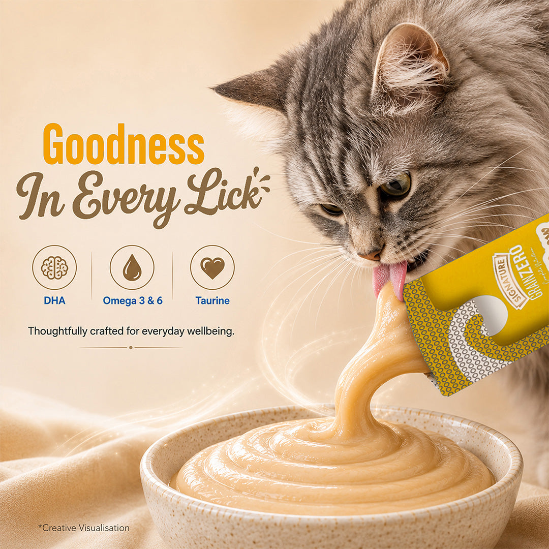Signature Grain Zero Crab Lickable Creamy Cat Treats Cats-Treats & Others Signature