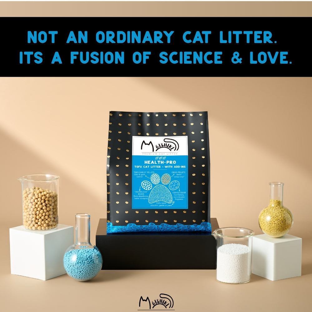 Gishiki Health Pro Premium Tofu Unscented Cat Litter with Add Ins Cats-Litter Gishiki