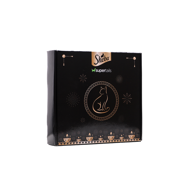 Sheba Festive Gift Box | Limited Edition Celebration Hamper for Cats | Perfect Diwali Gift